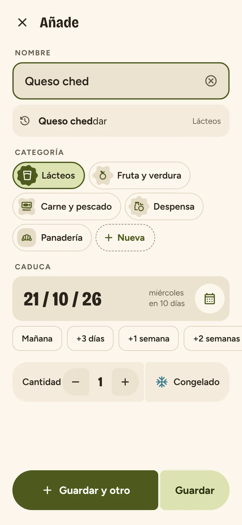 Captura: Añade en pocos toques